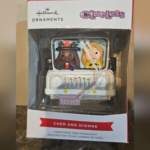 Hallmark Clueless Cher and Dionne Ornament - White and Black